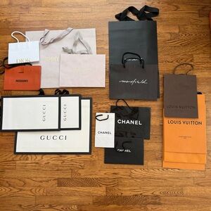 Luxury Designer Shopping Bags Set